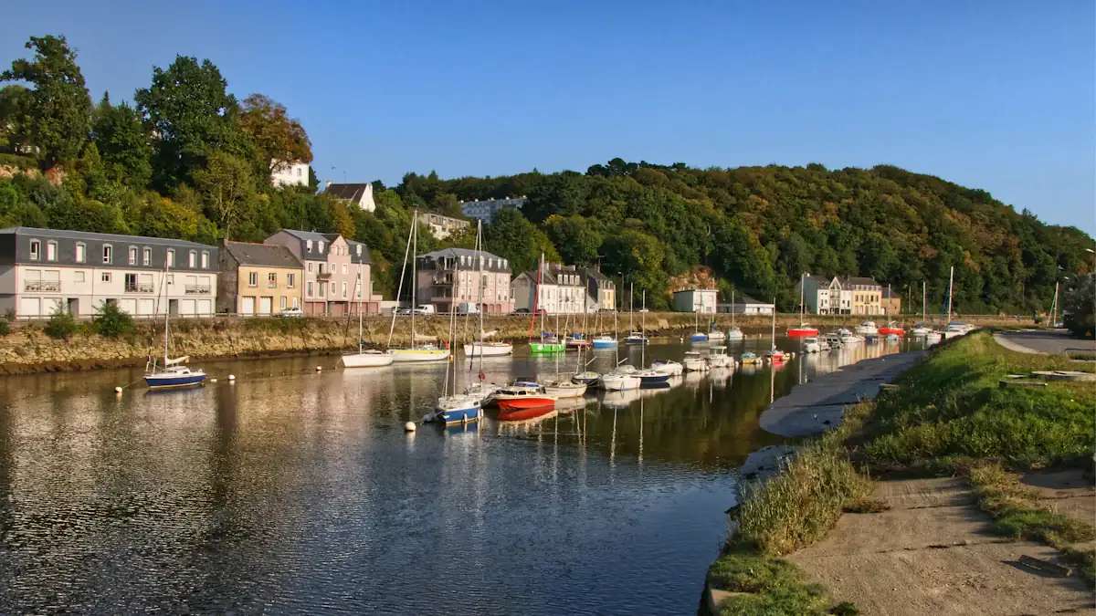 Port breton au soleil
